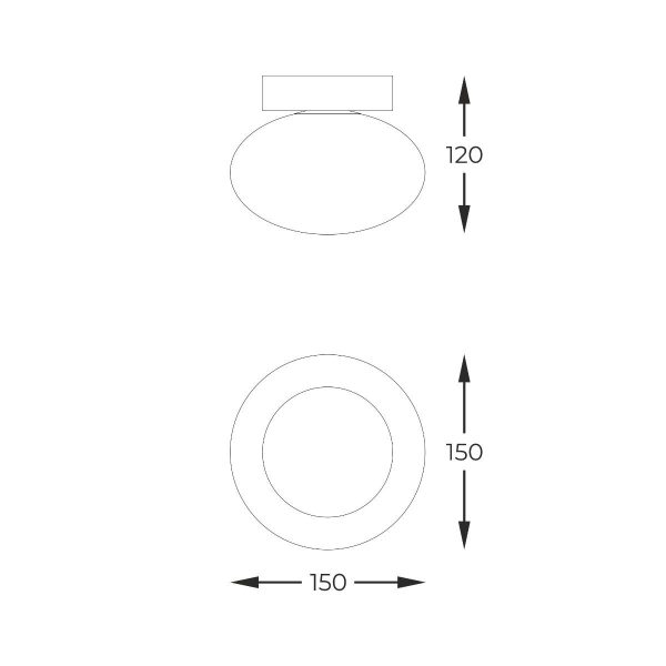Zuma Line Z133867-028001 přisazené stropní svítidlo OMI  G9