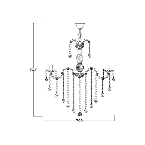 Zuma Line 003064-029227 závěsné stropní svítidlo CHATEAU  E14