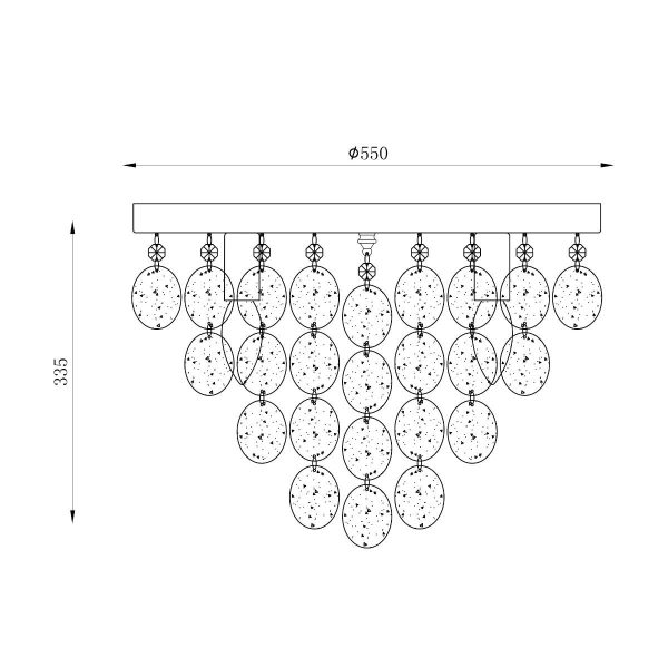 Zuma Line 003064-011590 přisazené stropní svítidlo PARDO  E14