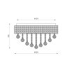 Zuma Line 003064-011586 přisazené stropní svítidlo CAPRI  G9