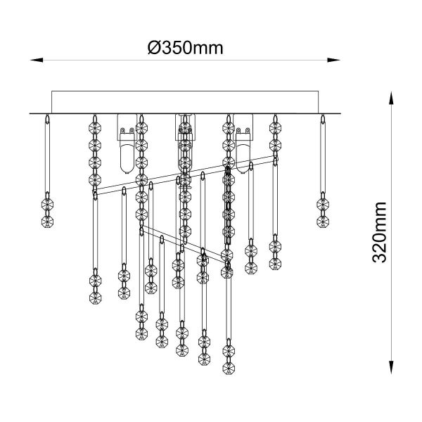 Zuma Line 003064-016648 přisazené stropní svítidlo TERRE  G9