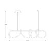 Zuma Line 003064-026625 LED závěsné stropní svítidlo BALBO  integrovaný LED zdroj