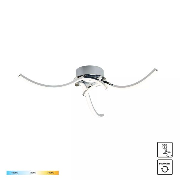 Zuma Line 003064-026619 LED přisazené stropní svítidlo FOCUS  integrovaný LED zdroj