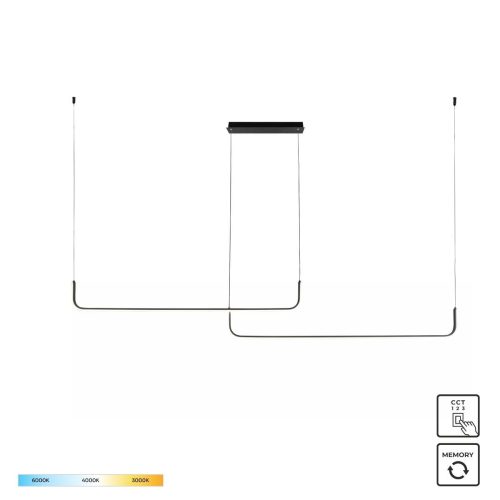Zuma Line 003064-026653 LED závěsné stropní svítidlo RIKE  integrovaný LED zdroj
