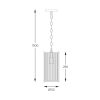 Zuma Line 003064-026655 závěsné stropní svítidlo MARMO  E27
