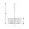 Zuma Line 003064-026654 závěsné stropní svítidlo MARMO  E27
