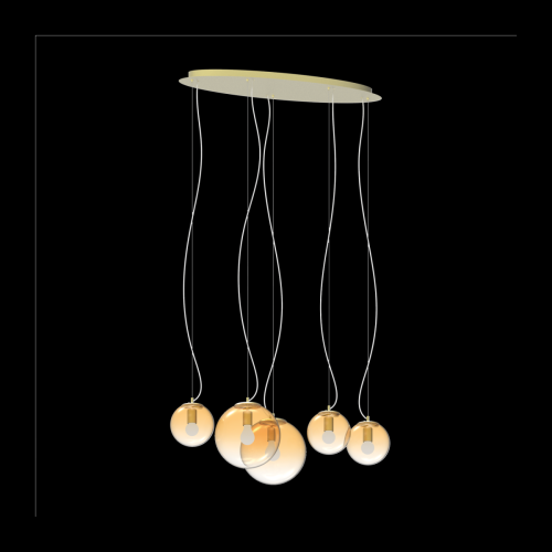 Ideal lux I346588 závěsné stropní svítidlo MAPA CLEAR E27