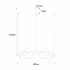 Zuma Line 002177-026170 závěsné stropní svítidlo ORBIT  E27