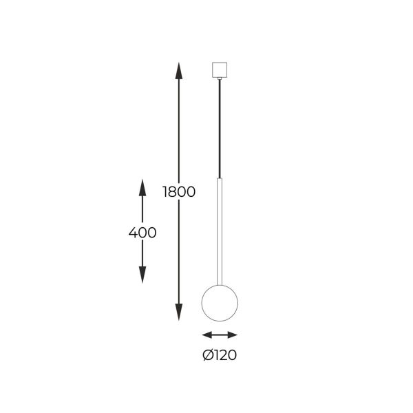 Zuma Line 003064-024501 závěsné stropní svítidlo ALI  G9