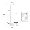 Zuma Line 003064-029594 LED stolní lampička TORP  integrovaný LED zdroj