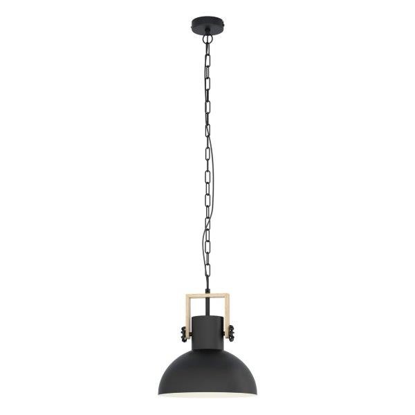 Eglo 43162 závěsné stropní svítidlo Lubenham 1 1x28W | E27 - černá