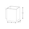 Zuma Line 003064-024542 bodové nástěnné svítidlo SQUARE  G9