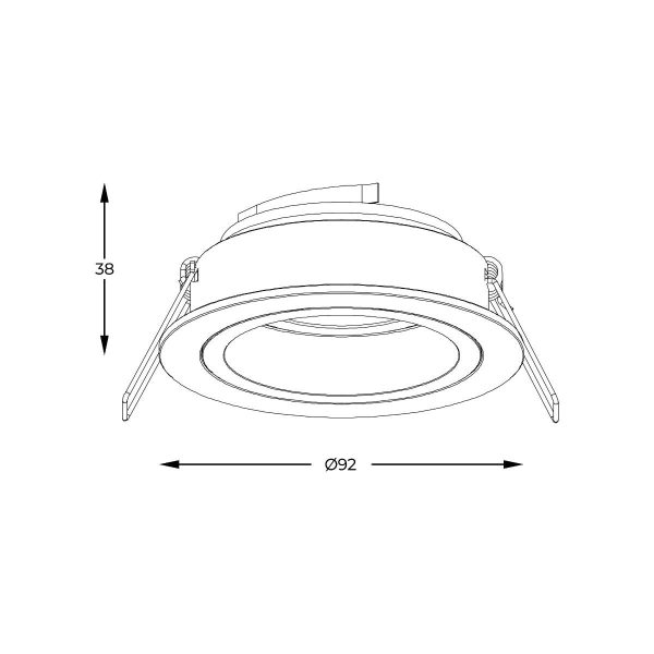 Zuma Line 003064-024580 zápustné svítidlo CHUCK  GU10