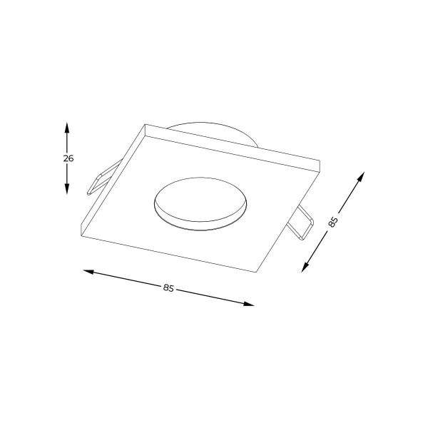 Zuma Line 003064-024594 zápustné svítidlo CHIPO  GU10