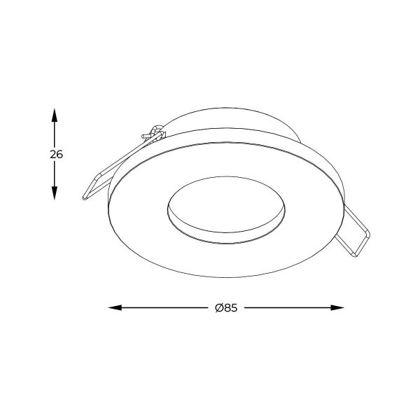 Zuma Line 003064-024596 zápustné svítidlo CHIPA  GU10