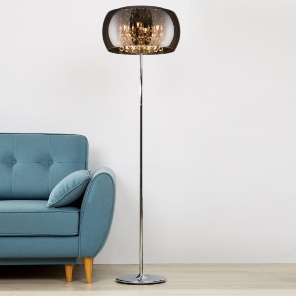 Zuma Line 003064-001002 stojací lampa CRYSTAL  G9