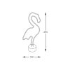 Zuma Line 003064-027945 LED stolní lampička FLAMINGO  integrovaný LED zdroj