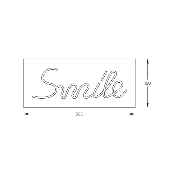 Zuma Line 003064-027939 LED nástěnné svítidlo SMILE  integrovaný LED zdroj
