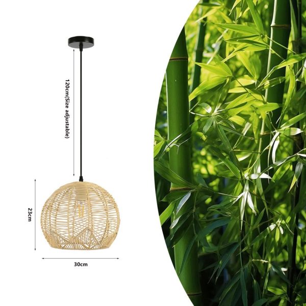 NEO  08258-S LED závěsné stropní svítidlo BOHO PELO | 5W E27 | 470lm