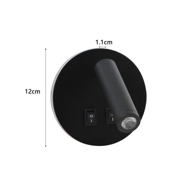 08274L LED nástěnné svítidlo GOAL 2 | 6W integrovaný LED zdroj
