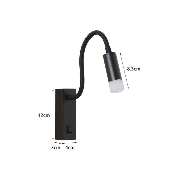 08282L LED nástěnné svítidlo GOAL  | 3W integrovaný LED zdroj