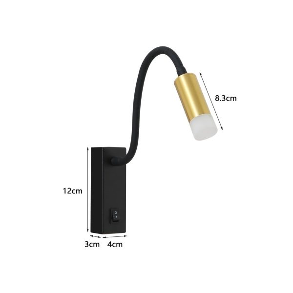 08283L LED nástěnné svítidlo GOAL  | 3W integrovaný LED zdroj