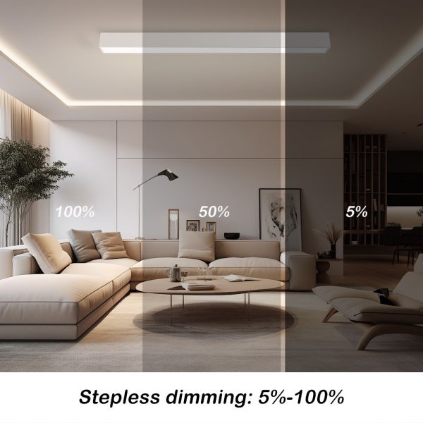NEO LITE 07259L LED přisazené stropní svítidlo LUNGO  | 38W integrovaný LED zdroj | 2882lm