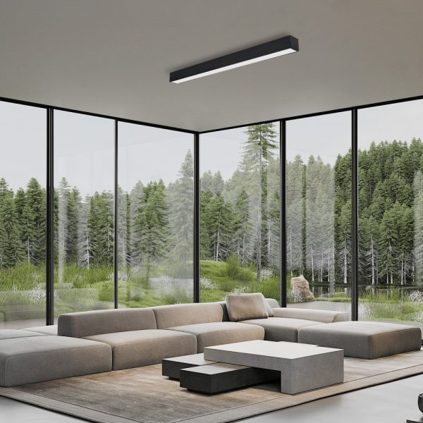 NEO LITE 07256L LED přisazené stropní svítidlo LUNGO  | 38W integrovaný LED zdroj | 2882lm