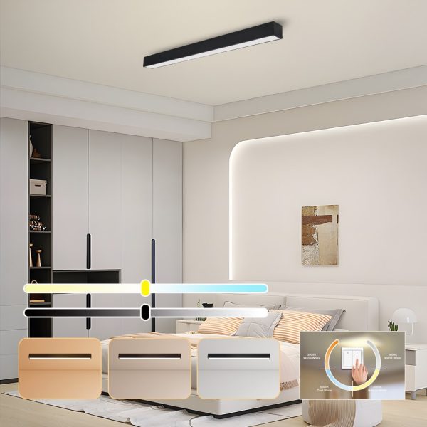NEO LITE 07256L LED přisazené stropní svítidlo LUNGO  | 38W integrovaný LED zdroj | 2882lm
