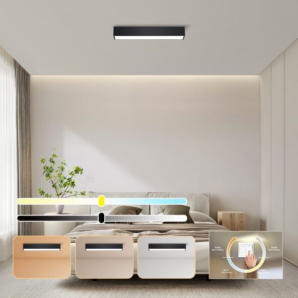 NEO LITE 07254L LED přisazené stropní svítidlo LUNGO  | 20W integrovaný LED zdroj | 1520lm