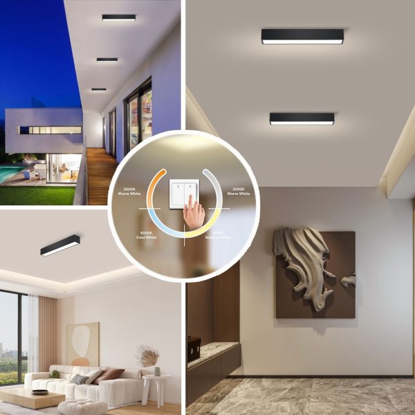 NEO LITE 07254L LED přisazené stropní svítidlo LUNGO  | 20W integrovaný LED zdroj | 1520lm