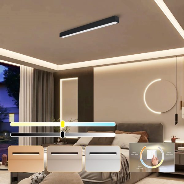 NEO LITE 07255L LED přisazené stropní svítidlo LUNGO  | 29W integrovaný LED zdroj | 2204lm