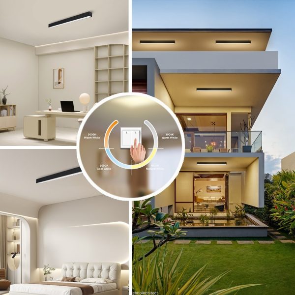 NEO LITE 07255L LED přisazené stropní svítidlo LUNGO  | 29W integrovaný LED zdroj | 2204lm
