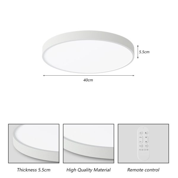 NEO LITE 07251L LED přisazené stropní svítidlo SEMPLICI  | 36W integrovaný LED zdroj | 2736lm