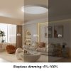 NEO LITE 07253L LED přisazené stropní svítidlo SEMPLICI  | 60W integrovaný LED zdroj | 4500lm