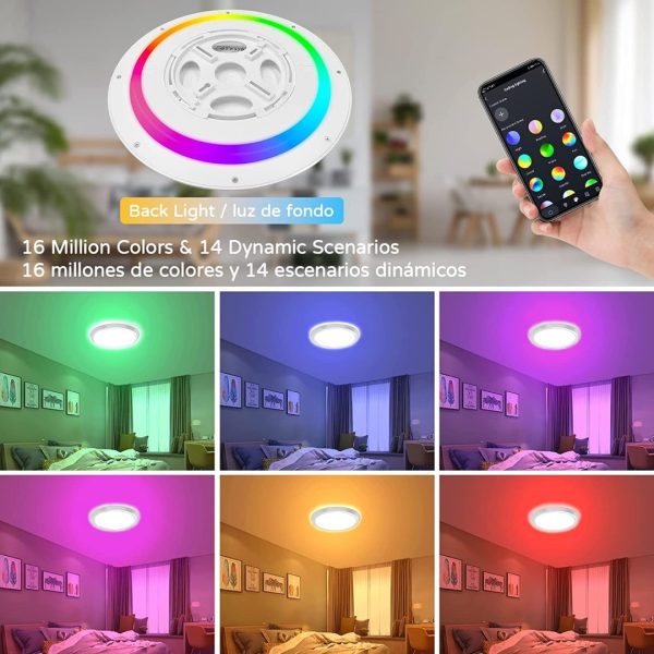 NEO LITE 07169-W60 LED přisazené stropní svítidlo TUDO  | 65W integrovaný LED zdroj