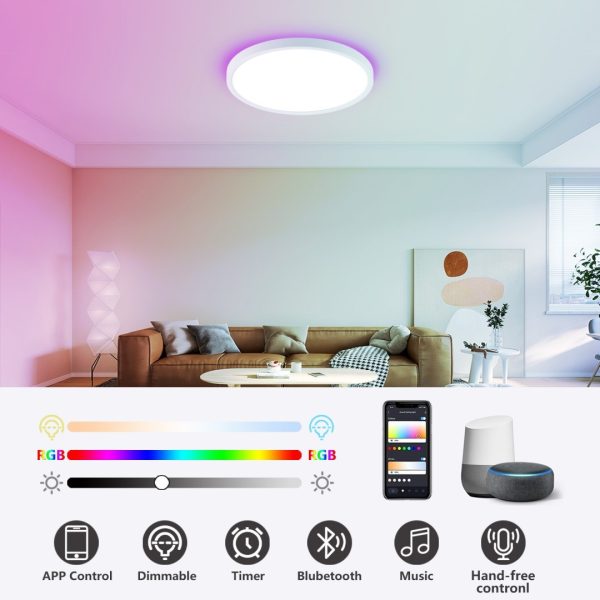 NEO LITE 07169-W60 LED přisazené stropní svítidlo TUDO  | 65W integrovaný LED zdroj