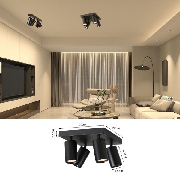 NEO  07267Z LED bodové stropní svítidlo PUNTO | 4,8W integrovaný LED zdroj