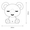 Zuma Line 003064-027756 LED stolní lampička KOALA  integrovaný LED zdroj