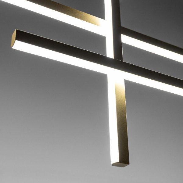 Zuma Line 003064-026640 LED závěsné stropní svítidlo EDGE  integrovaný LED zdroj