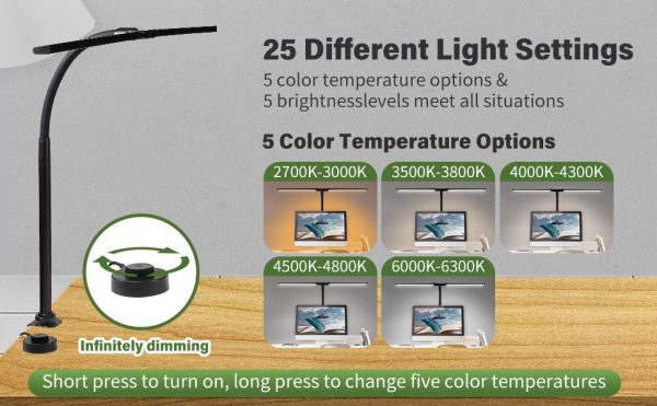 08995L LED stolní lampička OFFICE  integrovaný LED zdroj | 950lm