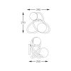 Zuma Line 003064-028395 přisazené stropní svítidlo NISYRO  G9