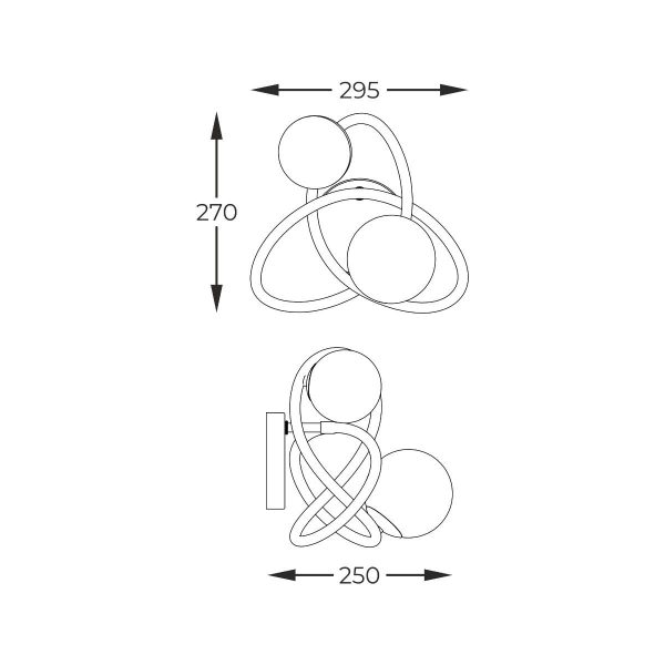Zuma Line 003064-028395 přisazené stropní svítidlo NISYRO  G9