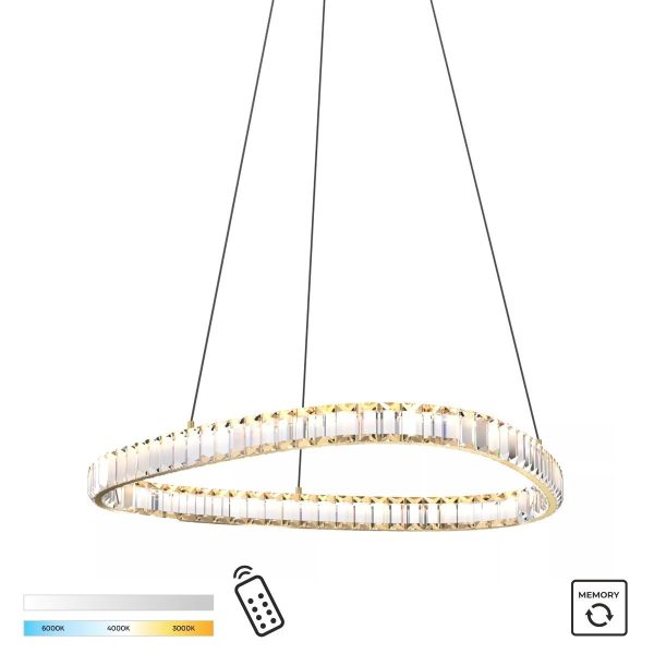 Zuma Line 003064-028413 LED závěsné stropní svítidlo ATHESA  integrovaný LED zdroj