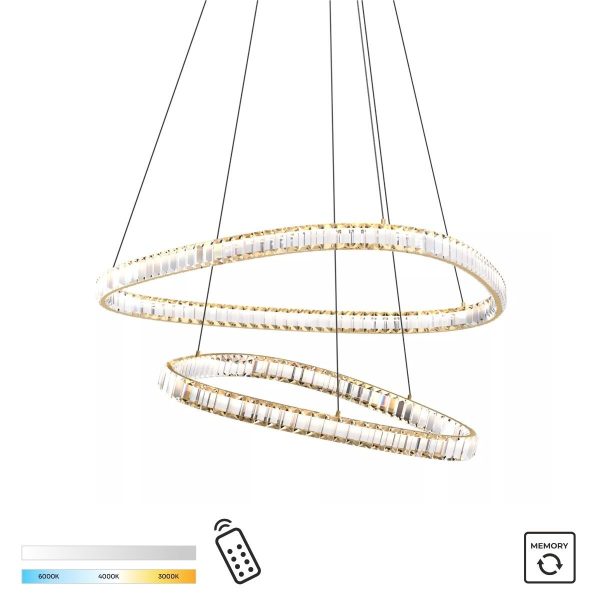 Zuma Line 003064-028412 LED závěsné stropní svítidlo ATHESA  integrovaný LED zdroj