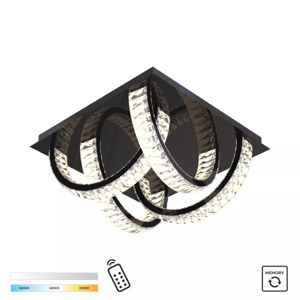 Zuma Line 003064-028397 LED přisazené stropní svítidlo TULA  integrovaný LED zdroj