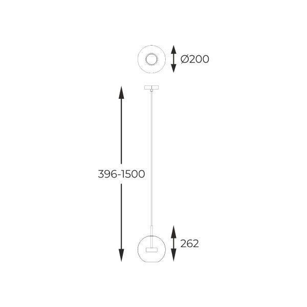 Zuma Line 003064-028131 LED závěsné stropní svítidlo ENCELADUS  integrovaný LED zdroj