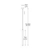 Zuma Line 003064-003493 LED závěsné stropní svítidlo LOYA  integrovaný LED zdroj