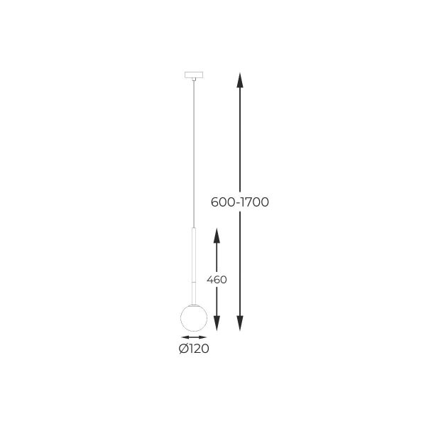 Zuma Line 003064-028107 závěsné stropní svítidlo ARCTURUS  G9
