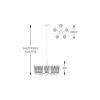 Zuma Line 003064-028145 závěsné stropní svítidlo TAZZA  E14